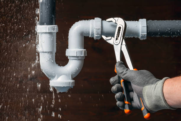 Professional Leak Detection technician working in Milan, IN